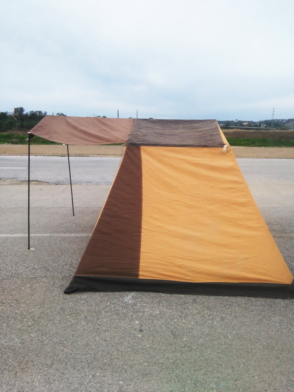 tienda campaña altus safari refugio 190x350x230 toldo 190x240x170 (60eu.) 1u